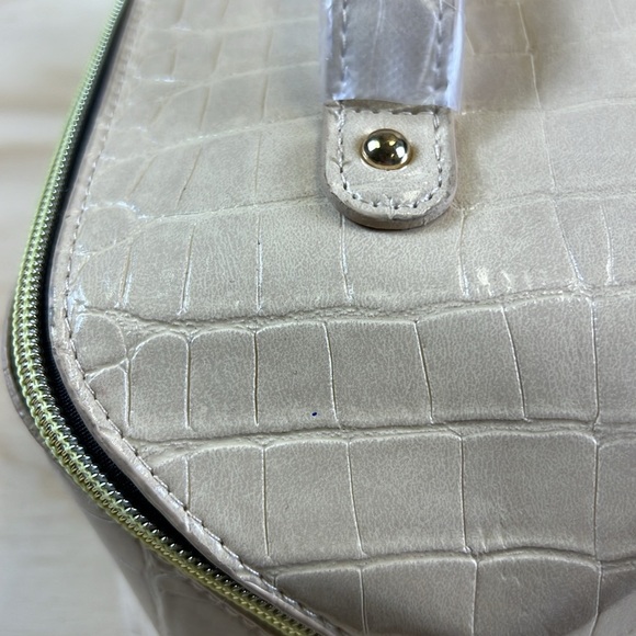 Travel Makeup Bag,Cosmetic Bag for Women, Portable Pouch, Flat Open Toiletry Bag - Picture 5 of 9